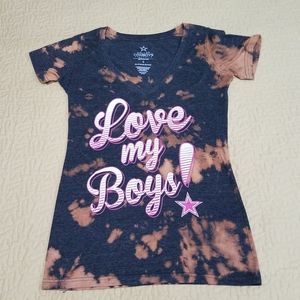 Bleach Dyed Dallas Cowboys T shirt size S